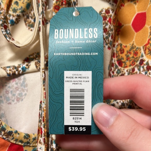 NWOT Bodycon Boho Earthbound Dress - Picture 5 of 6